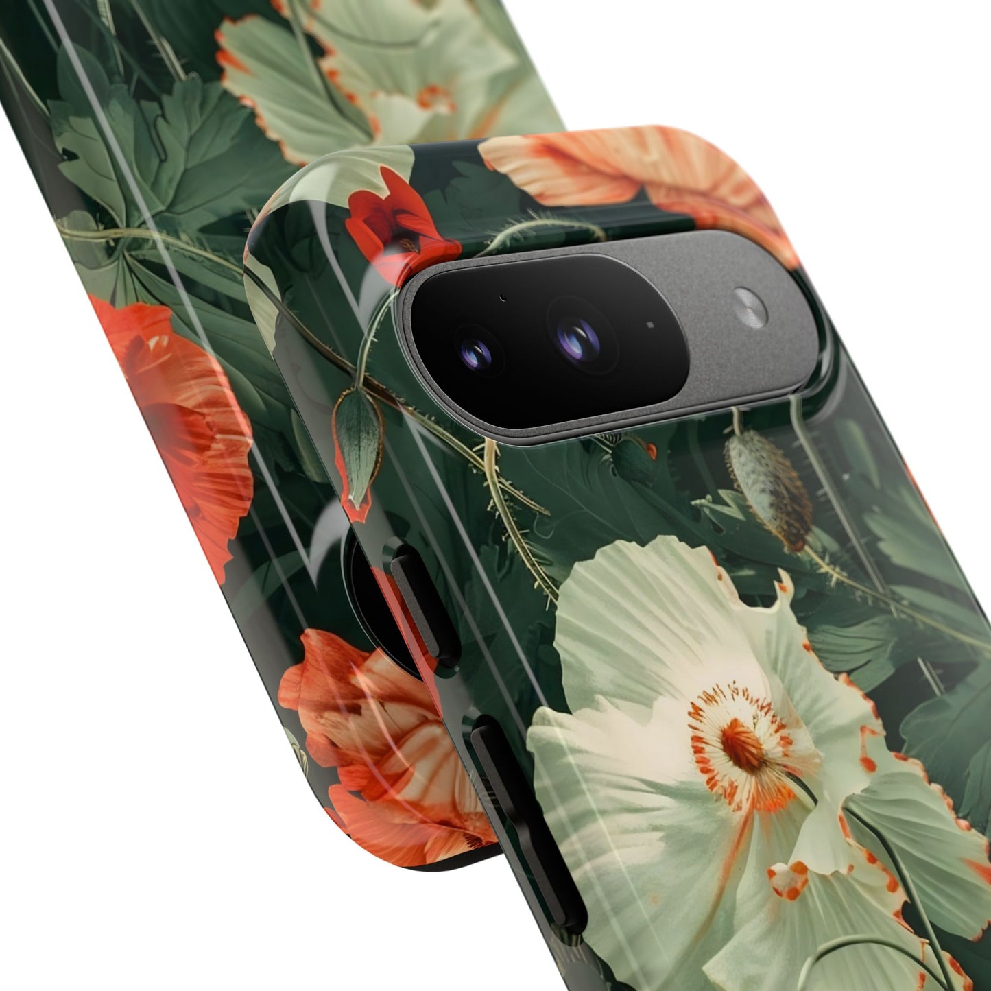 Floral Phone Case - Tough Cases, Botanical Design, Gift for Friends, Trendy Mobile Cover, Personalized Phone Accessory
