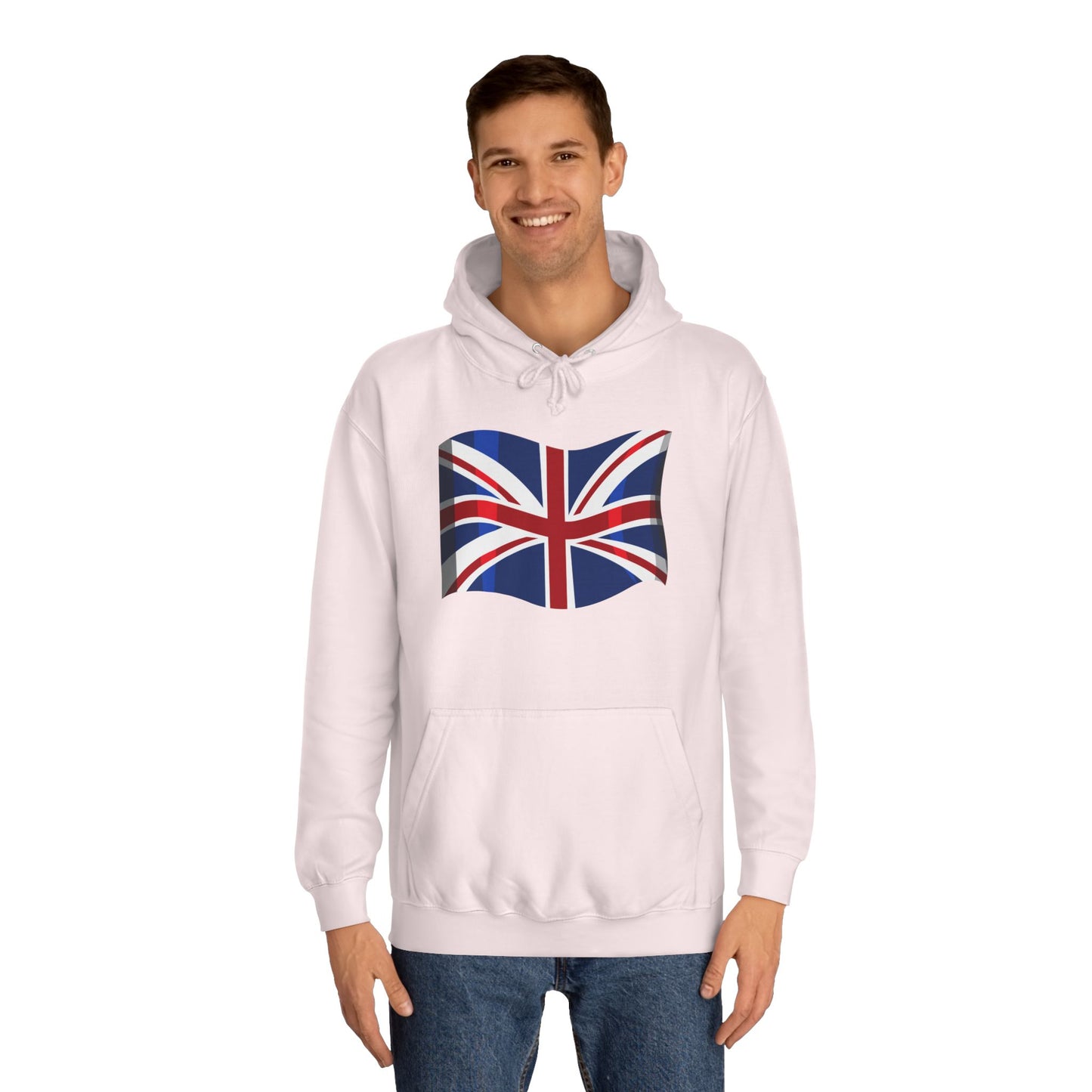 Unisex College Hoodie - Iconic British Flag