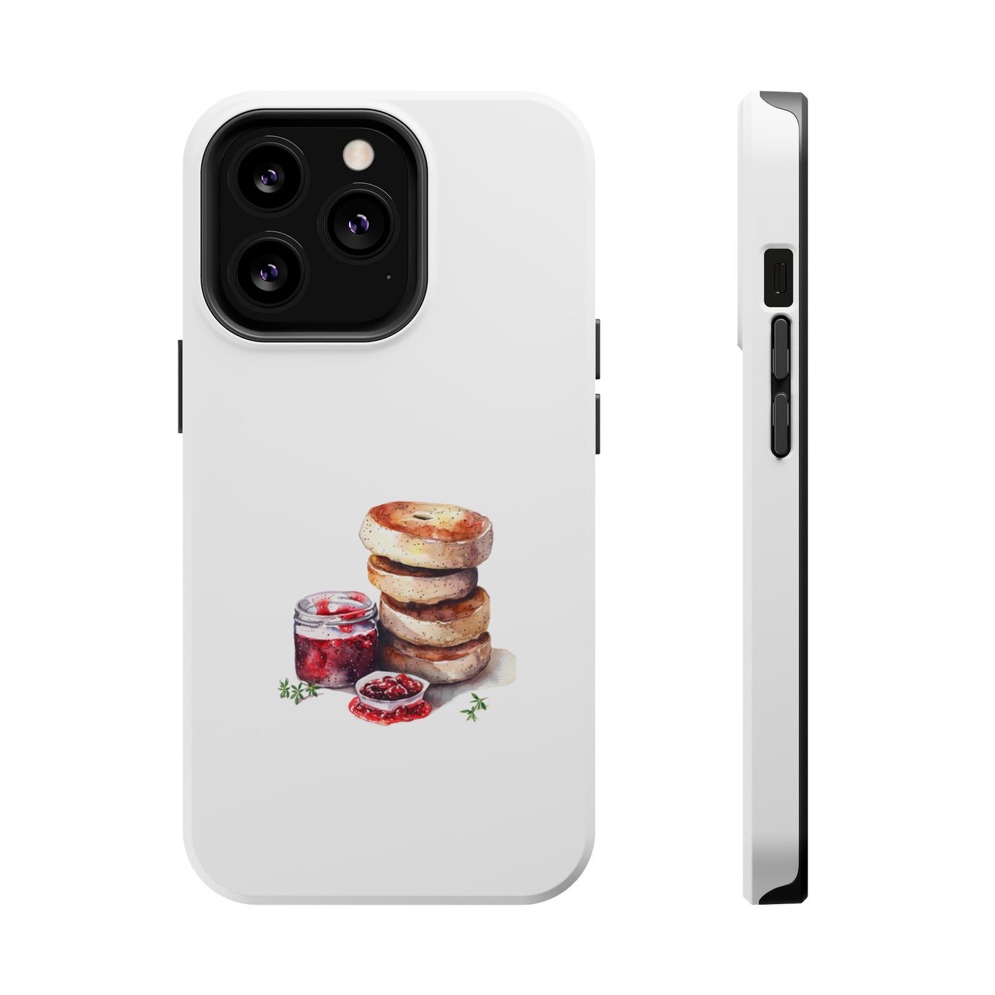 Artistic Phone Cases, Personalized Cases for Food Lovers, Stylish Magnetic Tough Cases, Unique Gift for Foodies, Trendy Accessories