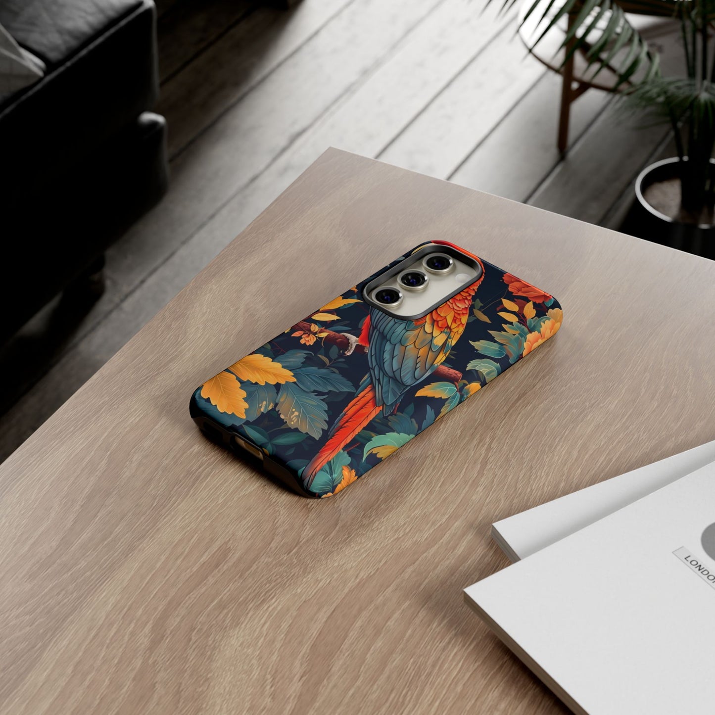 Vibrant Parrot Phone Case - Tough, Stylish, Nature-Inspired, Tropical, Wildlife, Perfect Gift, Summer Vibes