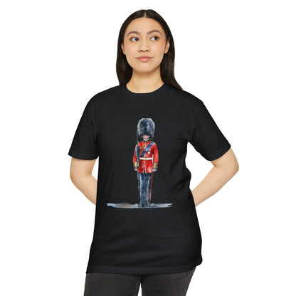 Unisex CVC Jersey T-shirt - Guarding Tradition - The British Redcoat