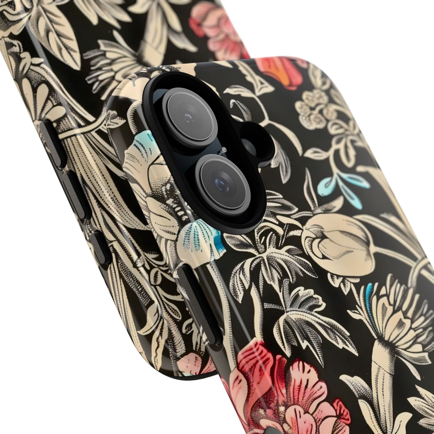 Floral Phone Case, Tough Cases, Flower Design, Gift for Her, Spring Accessory, Unique Phone Cover, Eco-Friendly
