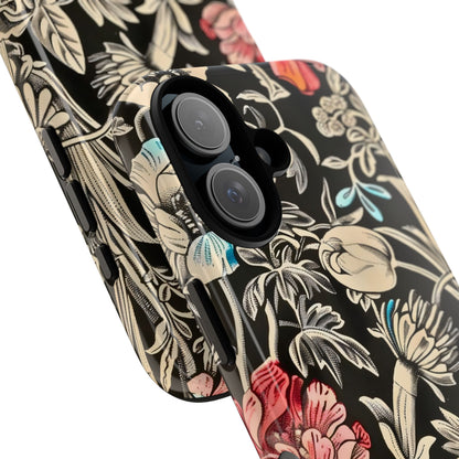 Floral Phone Case, Tough Cases, Flower Design, Gift for Her, Spring Accessory, Unique Phone Cover, Eco-Friendly