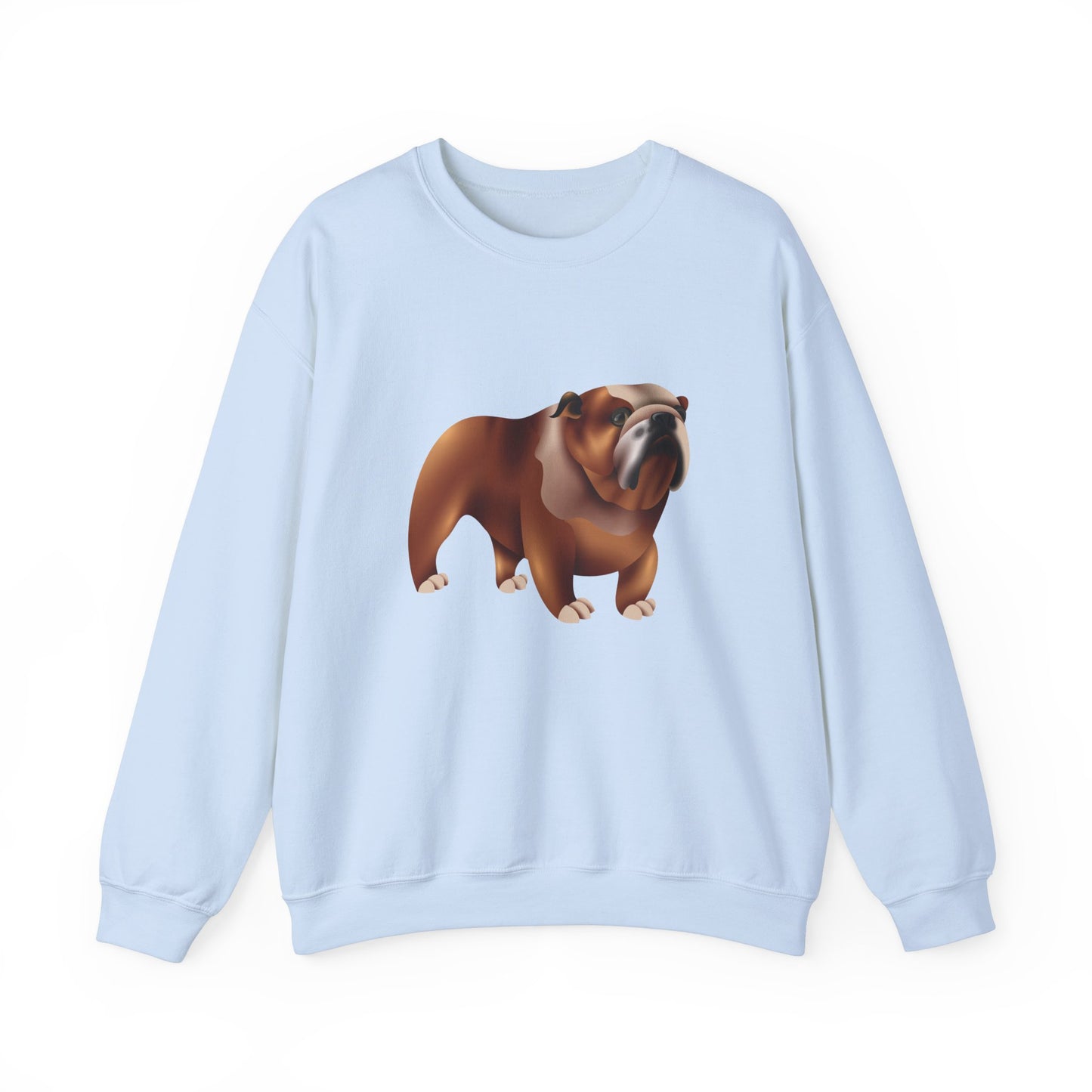 Unisex Heavy Blend™ Crewneck Sweatshirt Elegant - Adorable British Dog