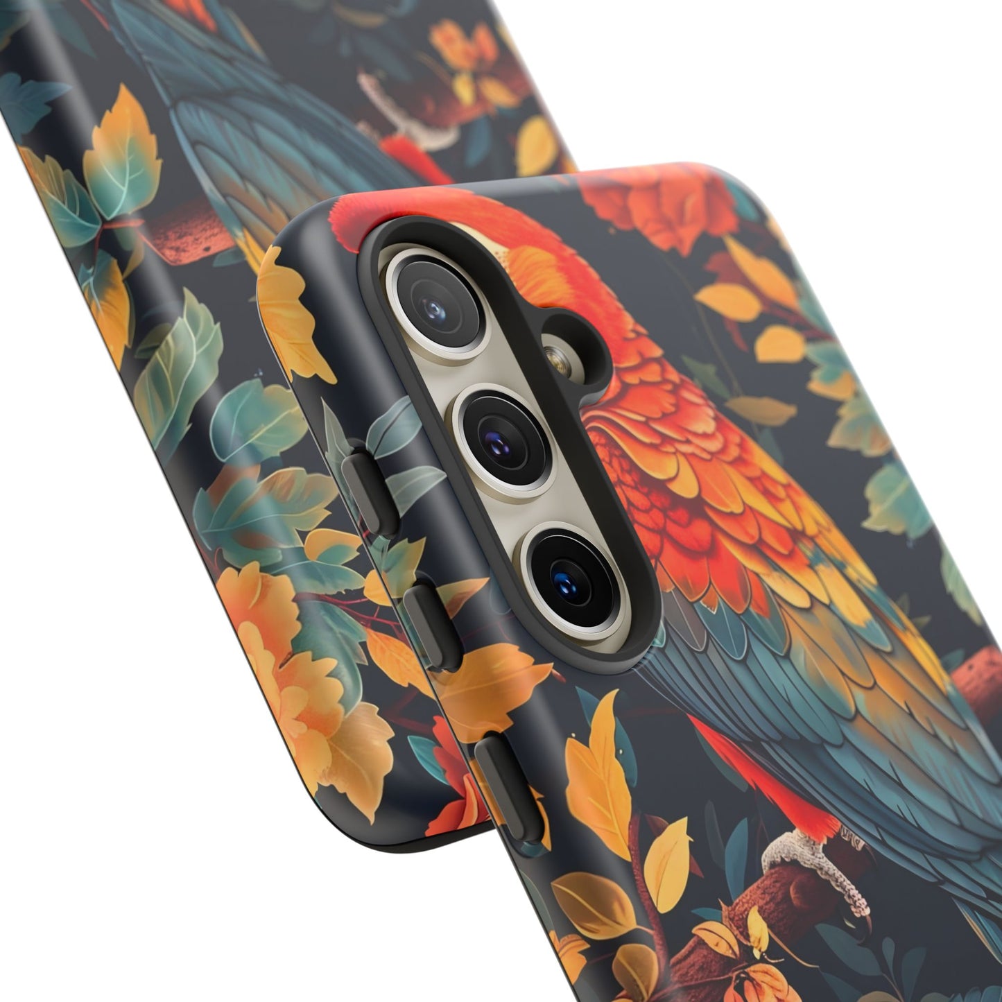 Vibrant Parrot Phone Case - Tough, Stylish, Nature-Inspired, Tropical, Wildlife, Perfect Gift, Summer Vibes