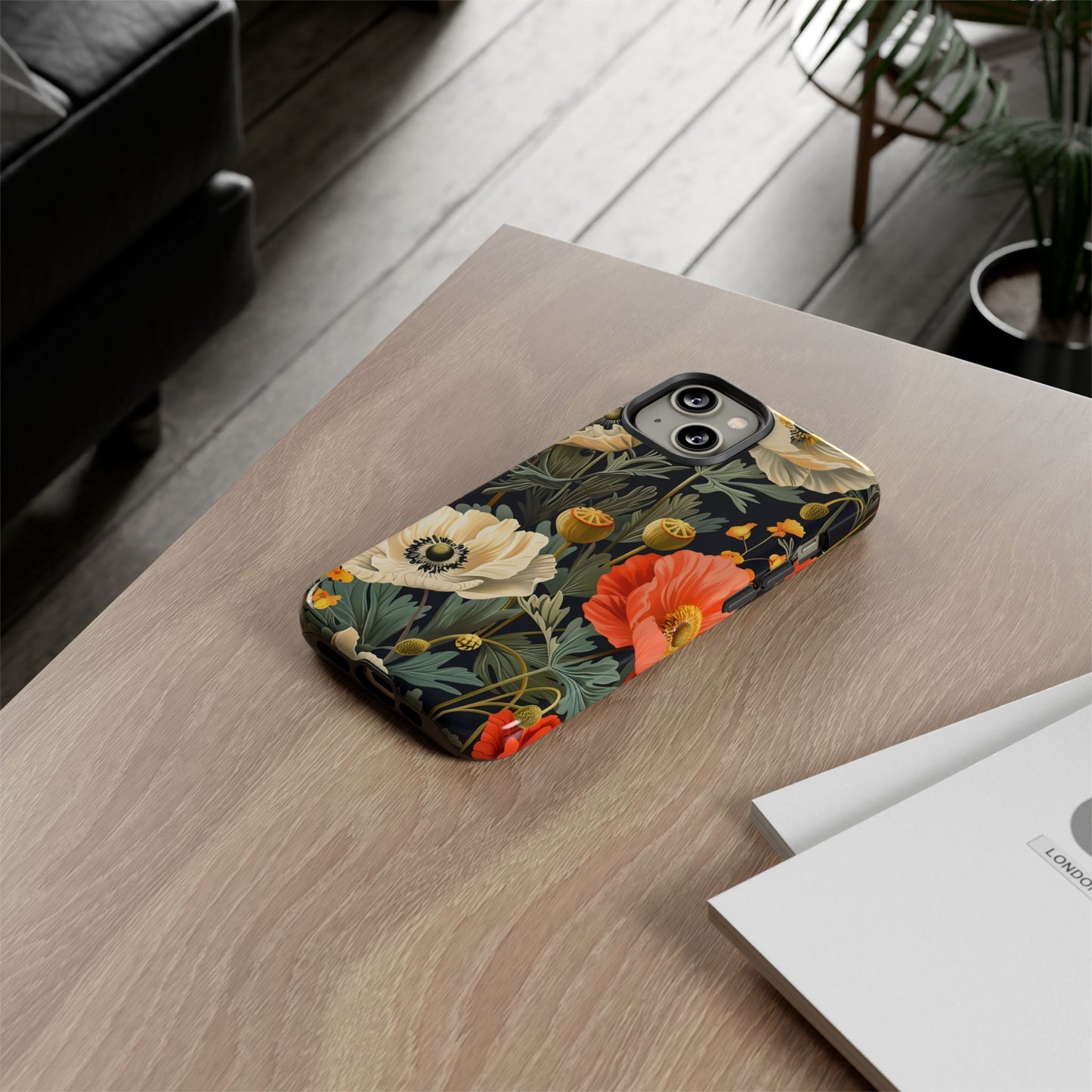Floral Phone Case - Tough Cases with Vibrant Garden Design, Phone Accessory, Gift for Her, Spring Style, Nature Lover