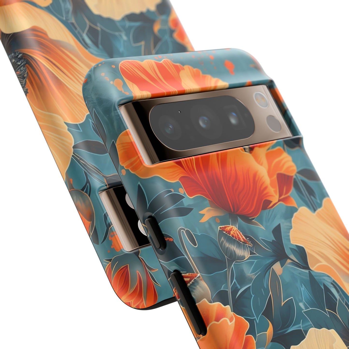 Floral Phone Case, Tough Cases for Protection and Style, Spring Aesthetic, Gift for Her, Phone Accessory for Nature Lovers
