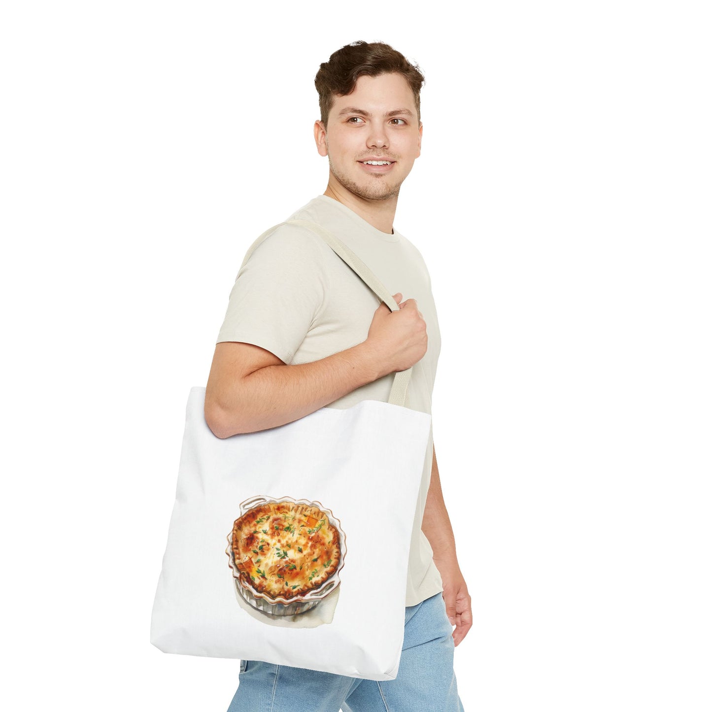 Quirky Pizza Tote Bag, Funny Grocery Bag, Foodie Gift, Kitchen Lover Accessory, Mother's Day, Summer Picnic Essentials