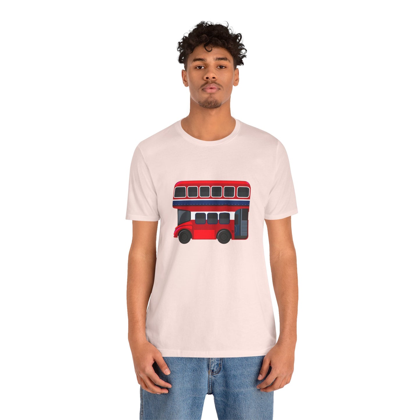 Unisex Jersey Short Sleeve Tee - Vintage English Bus: London Transport