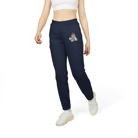 Adidas Unisex Fleece Joggers -  Gourmet Food Art Print for Kitchen Decor - Cozy Comfort Wear