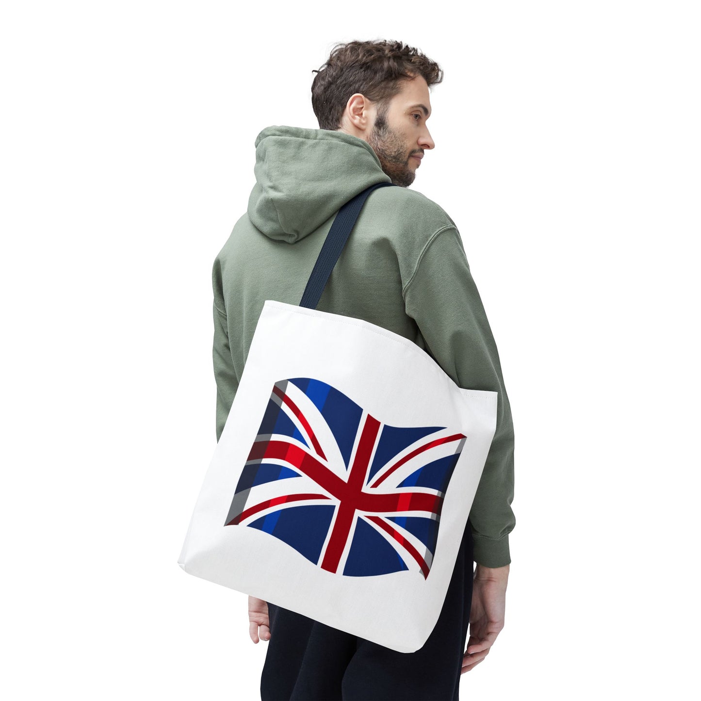 Union Jack Tote Bag, Stylish Reusable Shopping Bag, British Flag Carryall, Eco-Friendly Beach Tote, Gift for Travelers
