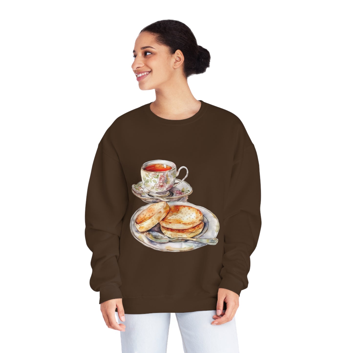 Unisex NuBlend® Crewneck Sweatshirt - A Taste of the Crown - British Royal Food Heritage