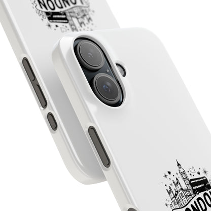 Stylish London Phone Case, Slim Phone Case for Travelers, Gift for London Lovers, Unique Phone Cover, Trendy Cell Phone Protector