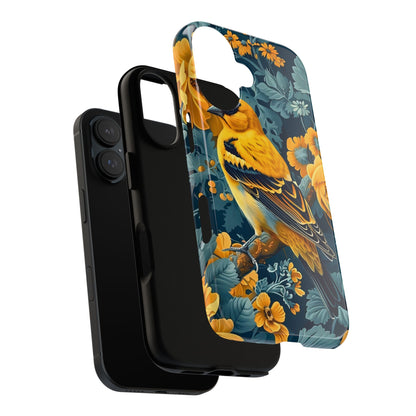 Colorful Bird Phone Case, Floral Tough Phone Cover for Bird Lovers, Eco-Friendly Mobile Shell, Gift for Nature Enthusiasts, Custom [...]