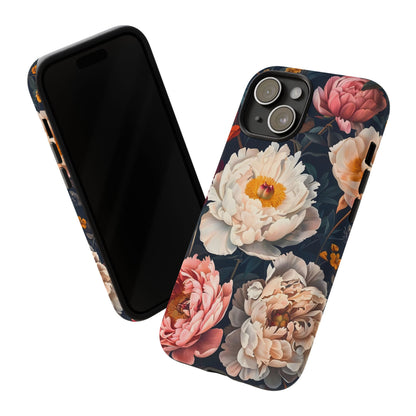 Floral Phone Case, Tough Phone Cover, Flower Design, Unique Gift for Her, Trendy Accessory, Spring Decor