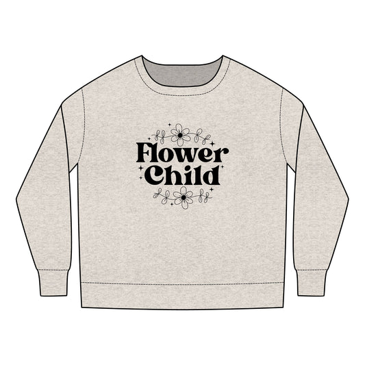 Toddler Sweatshirt - Flower Child SVG PNG Design - Cozy Kids Apparel for Free Spirits