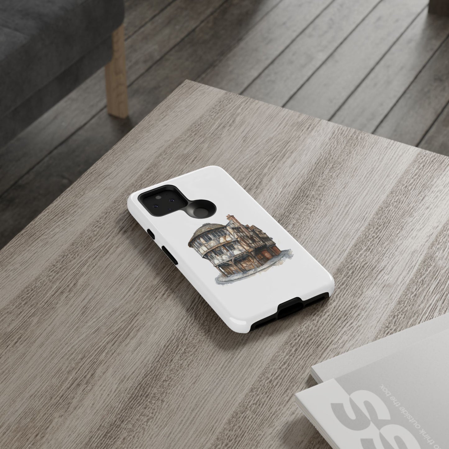 Artistic Phone Case - Tough Cases with Historic Building Design