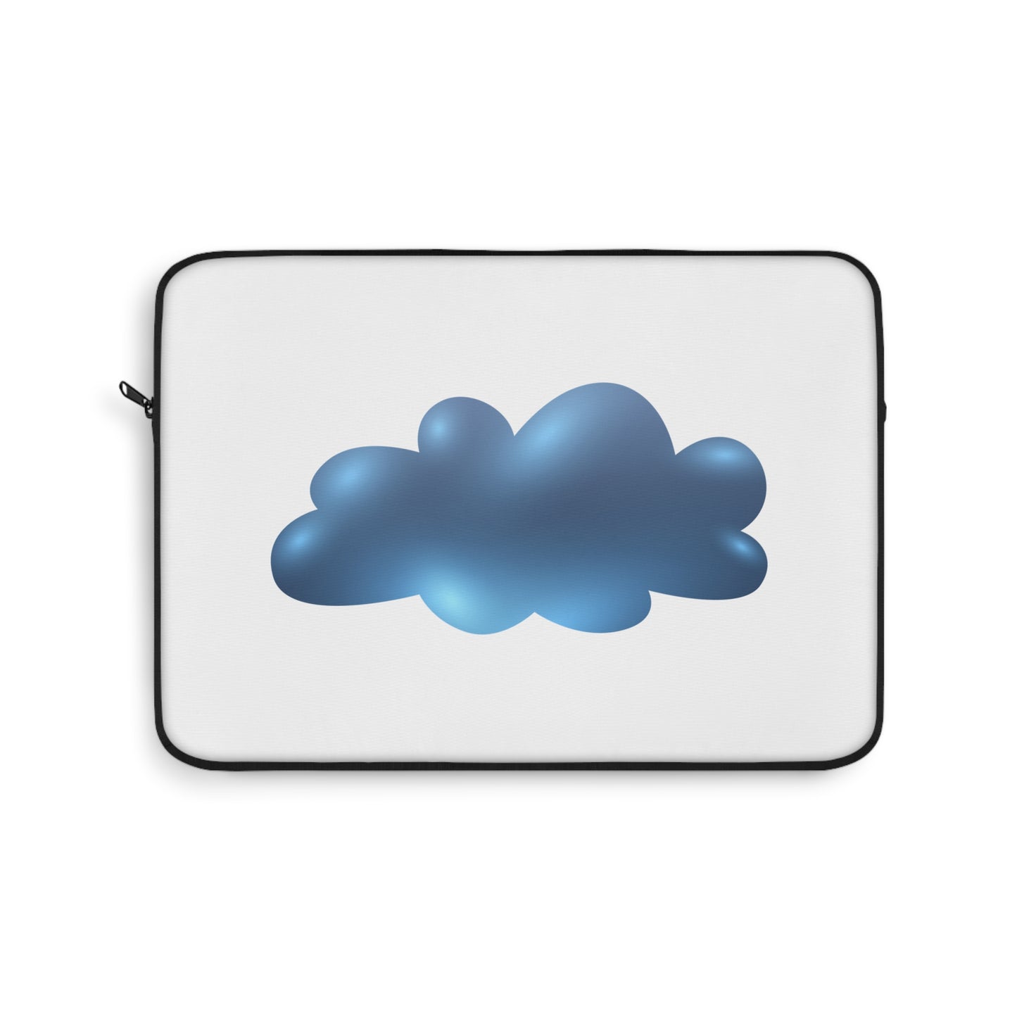 Cloudy Laptop Sleeve, Cute Cloud Design, Tech Accessory, Gift for Students, Computer Case, Protective Sleeve