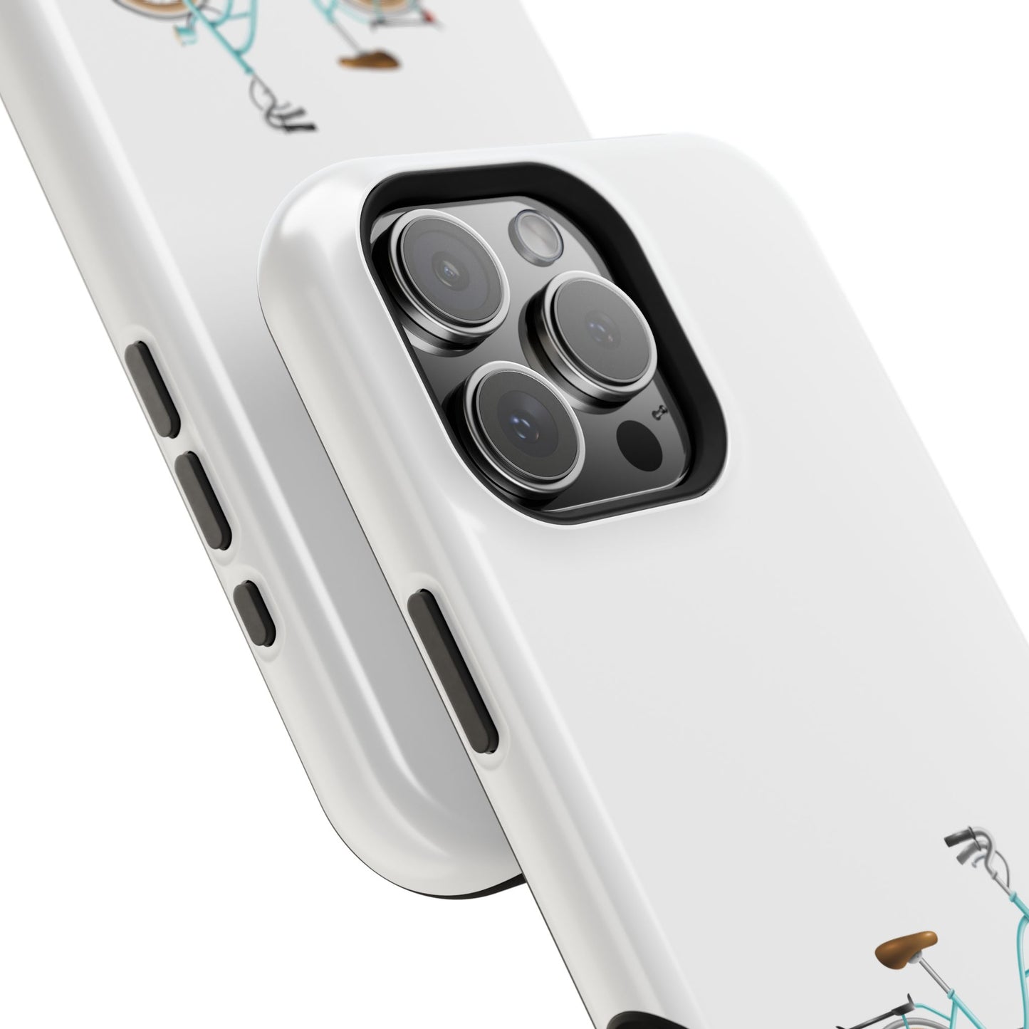 Charming Bicycle Magnetic Tough Case, Fun Phone Cover, Bike Lover Gift, Unique Mobile Accessory, Perfect for Fall and Spring Adventures