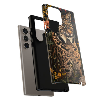 Wildlife Phone Case with Lynx Design, Tough Cases, Animal Lovers Gift, Nature Inspired Accessories, Unique Tech Protection