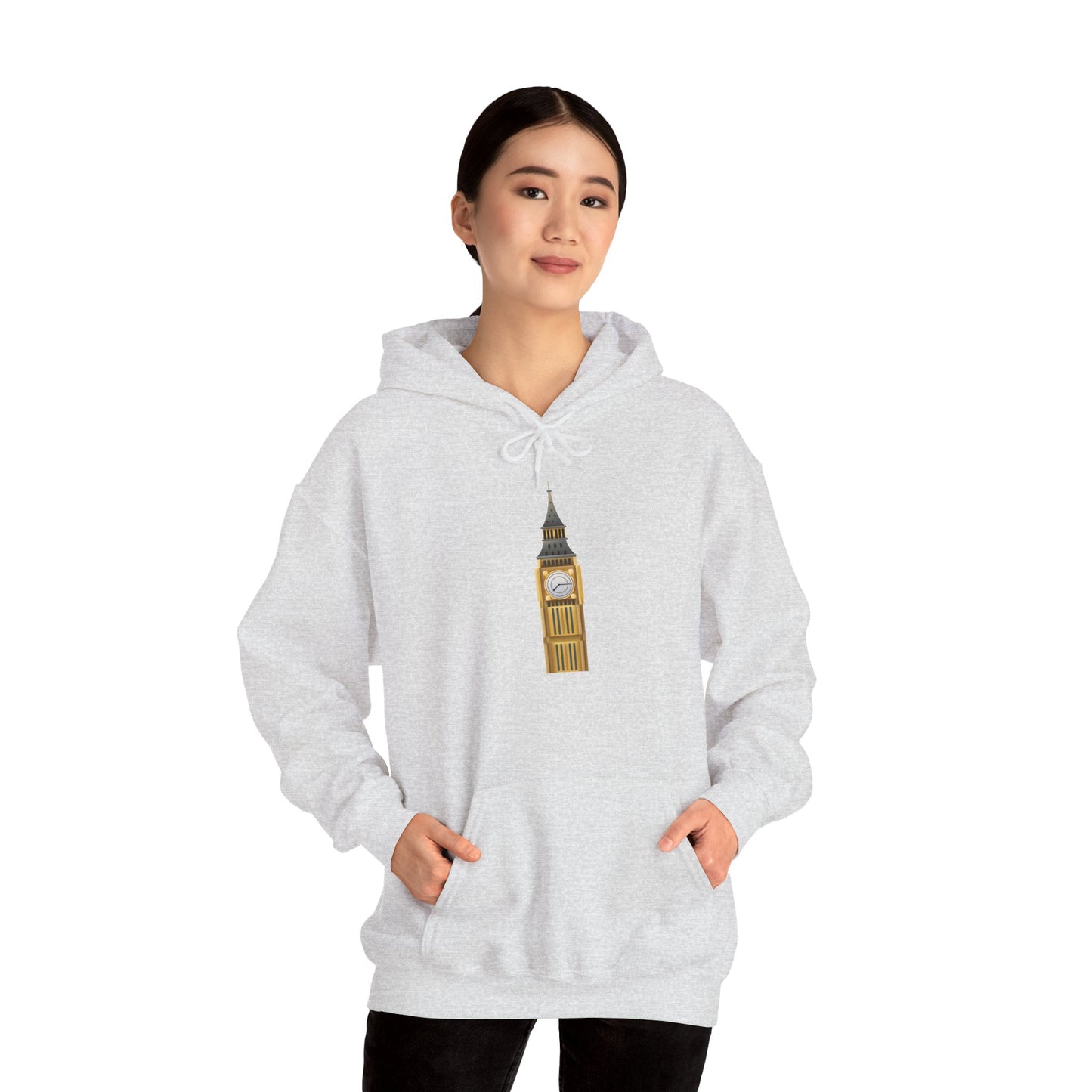 Unisex Heavy Blend™ Hooded Sweatshirt - Historic Hand - The UK’s Clock Tower