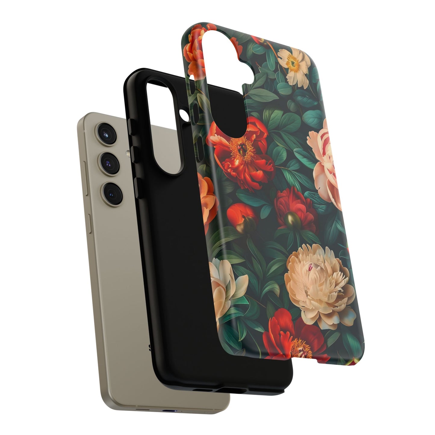 Floral Phone Case - Tough Cases, Vibrant Protection, Gift for Her, Cute Floral Design, Trendy Accessory, Perfect for Spring