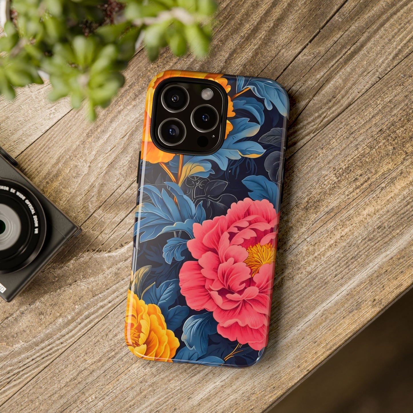 Floral Phone Case, Tough Cases, Stylish Mobile Cover, Gifts for Her, Phone Accessories, Unique Flower Design
