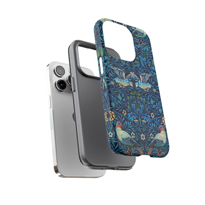 Elegant Bird Pattern Phone Case | Nature Lover Gift, Stylish Mobile Cover, Floral Design, Eco-Friendly, Unique Cell Phone Protector