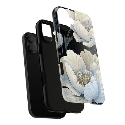 Floral Phone Case, Tough Cases for Women, Stylish Phone Cover, Floral Design Phone Protector, Nature Inspired Tech Accessories