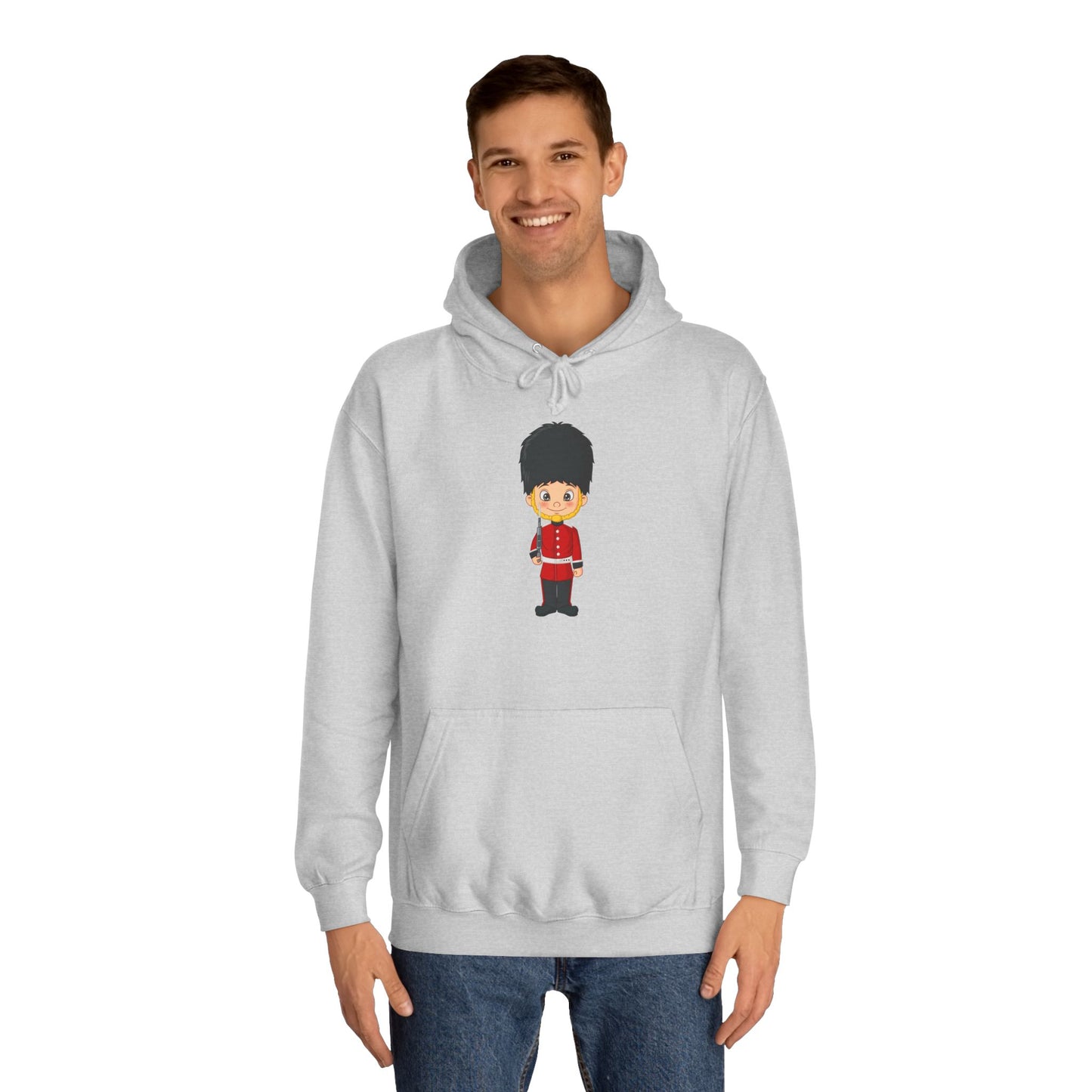 Unisex College Hoodie - British Soldier Honored