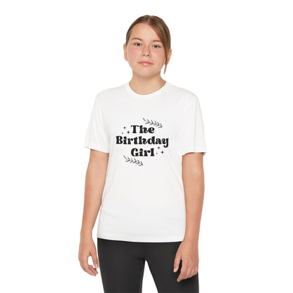 Youth Tee - The Birthday Girl - Cute Birthday Party Celebration Design - Fun Celebration T-Shirt for Kids