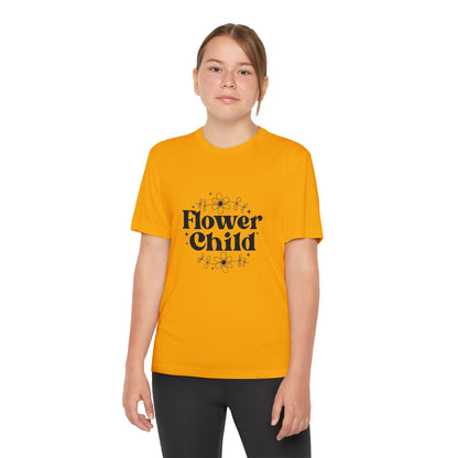 Youth Flower Child Tee - Cool & Fun T-Shirt for Kids