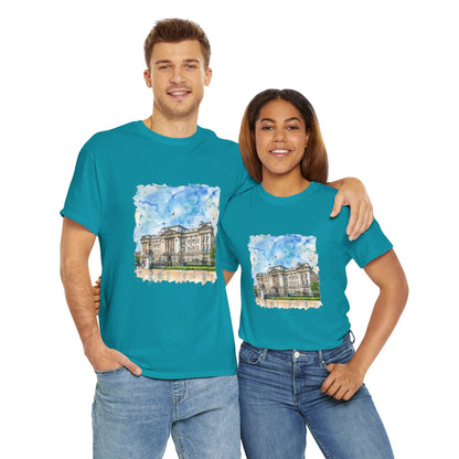 The Heart of British Culture and Iconic Landmarks Classy Unisex Heavy Cotton T-Shirt