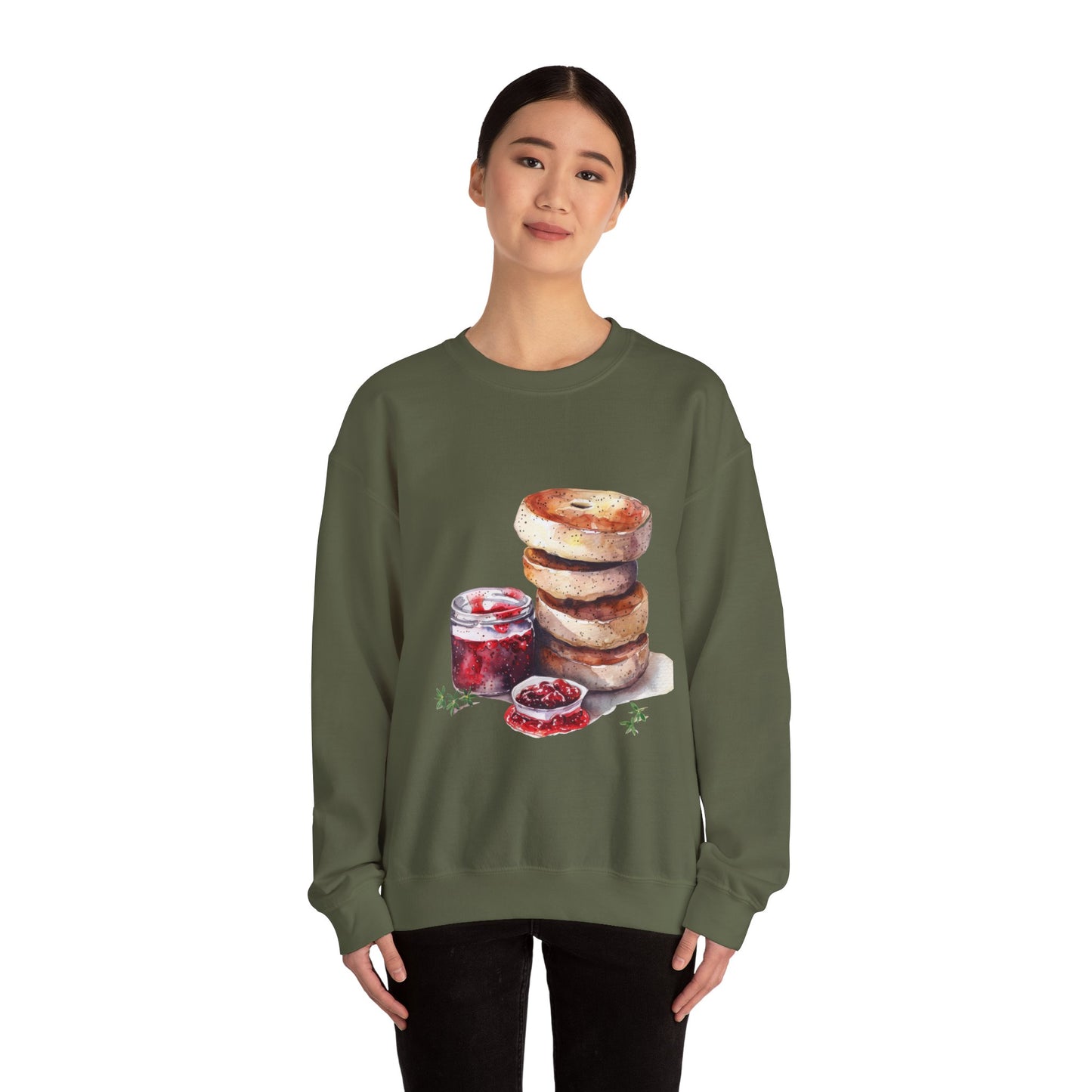 Unisex Heavy Blend™ Crewneck Sweatshirt - Royal Treats - British Cuisine with a Regal Twist