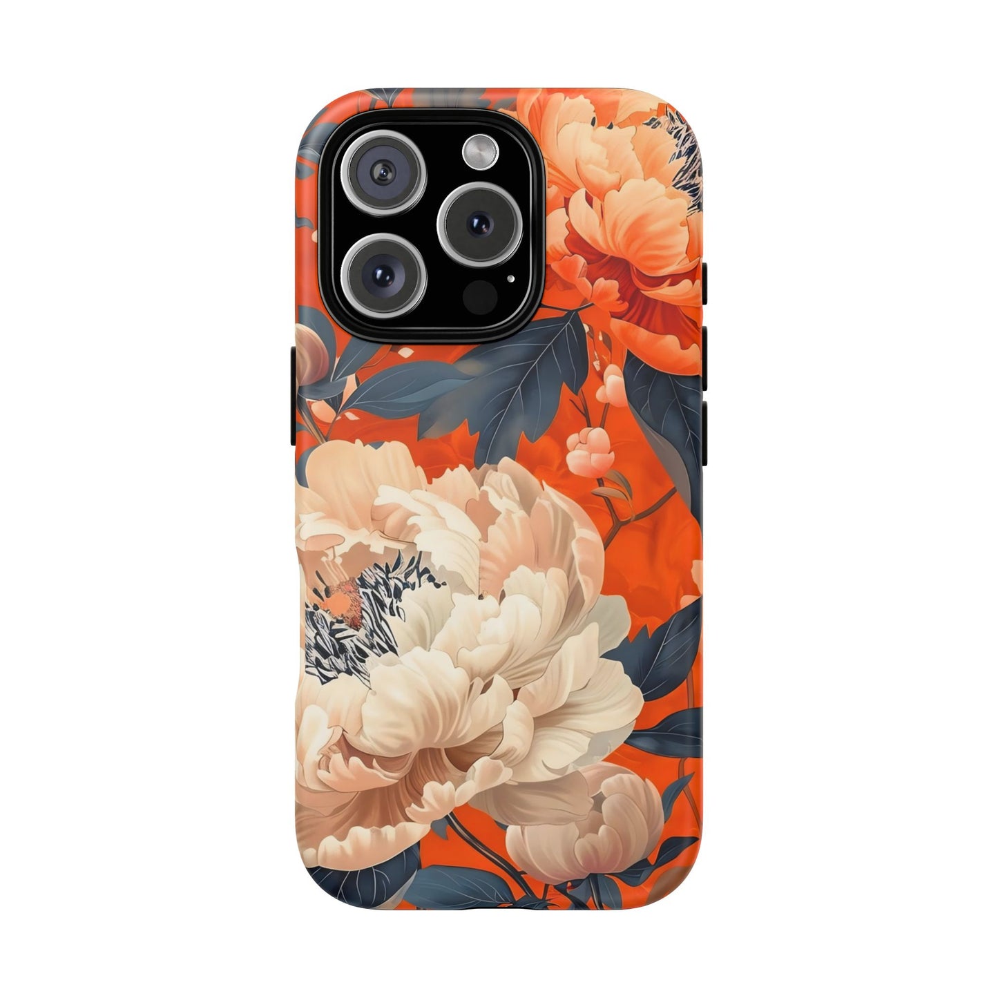 Floral Tough Case, Durable Floral Phone Case, Stylish Protection Case, Gift for Her, Spring Accessories, Mother’s Day Gift