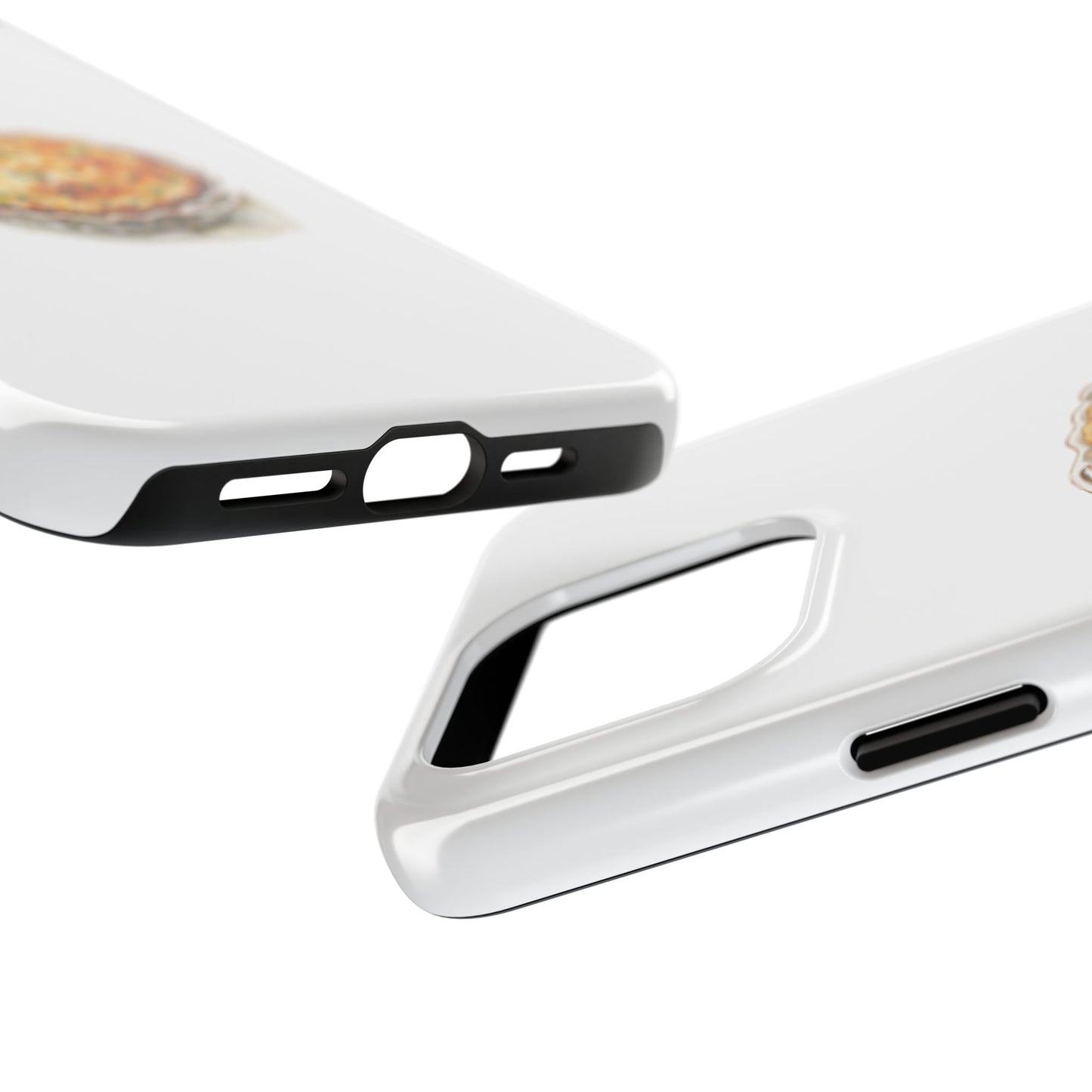 Cute Quiche Phone Case - Tough Protection for Food Lovers