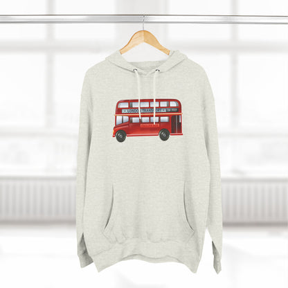 Vintage Car Trendy Three-Panel Fleece Hoodie