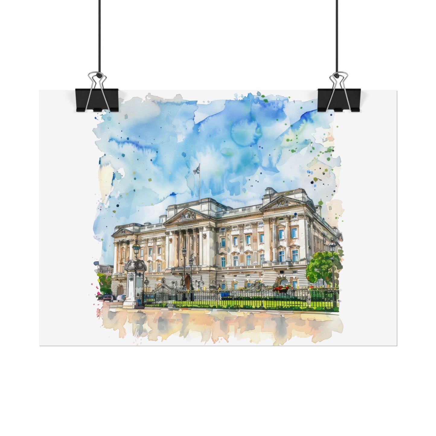 Watercolor Art Rolled Posters