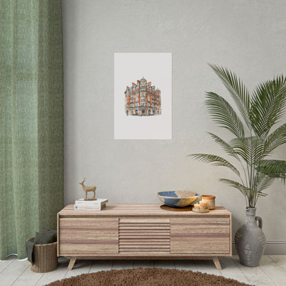 Elegant Architectural Rolled Posters, Art Prints for Home Decor, Gift for Housewarming, Wall Art for Living Room, Unique Art Decor