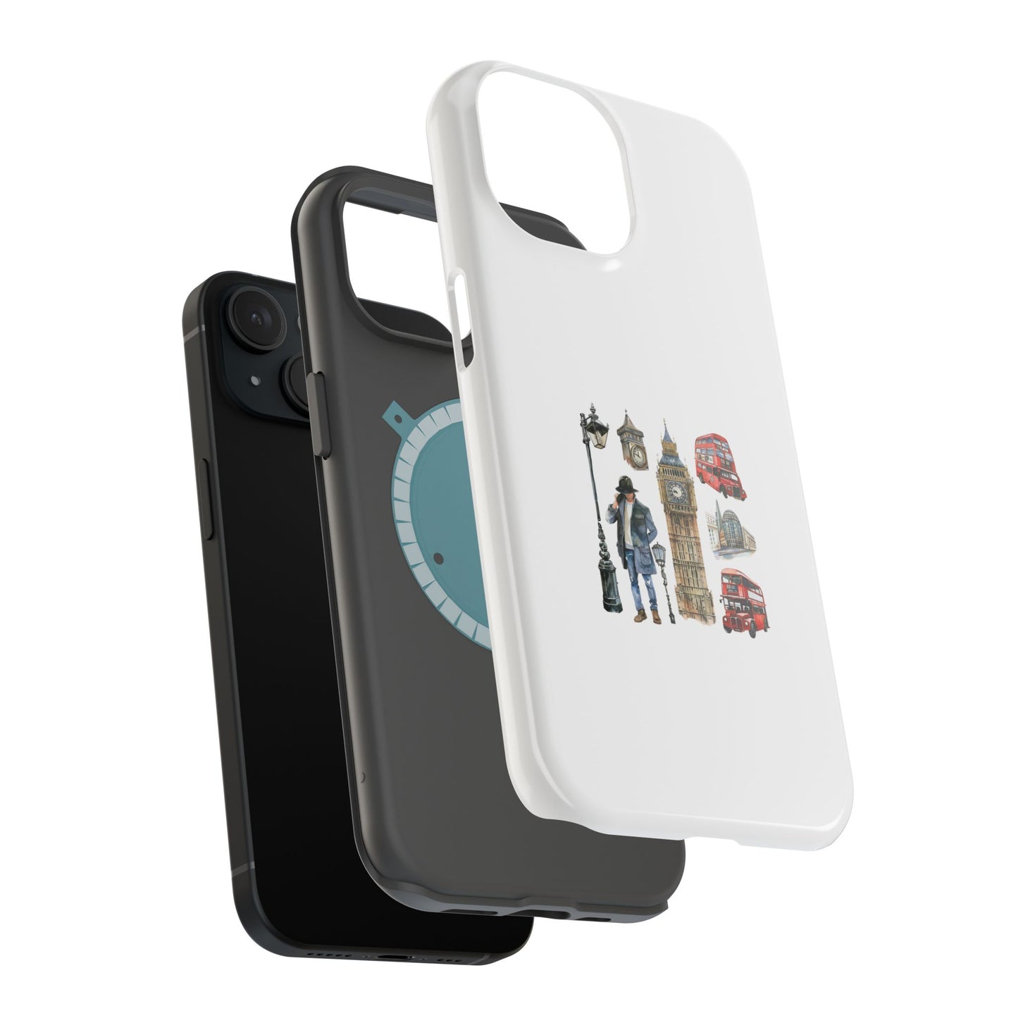 London-Inspired Magnetic Tough Cases | Custom Phone Covers for Travel Lovers, Gift for Friends, Unique Accessories, Phone Protection