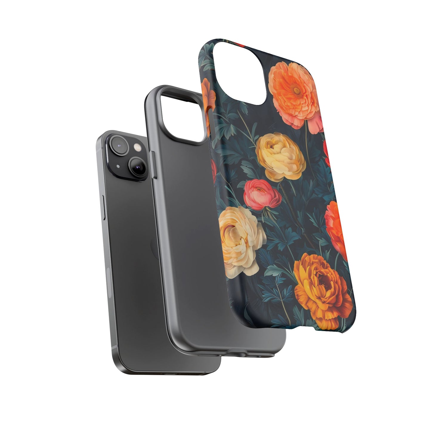 Floral Phone Case, Tough Cases for Phone Protection, Gift for Flower Lovers, Floral Designs, Spring Decor