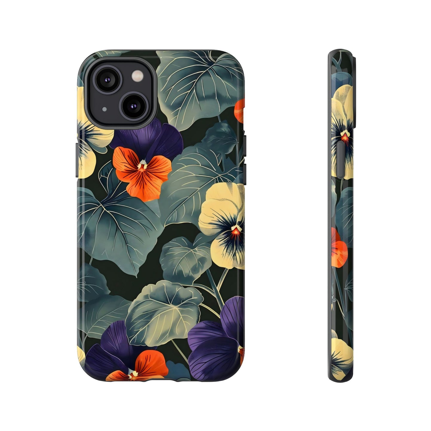 Tough Cases Floral iPhone Case, Tough Phone Cover, Stylish Floral Design, Gift for Her, Summer Vibe, Durable Protective Case