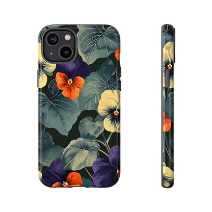 Tough Cases Floral iPhone Case, Tough Phone Cover, Stylish Floral Design, Gift for Her, Summer Vibe, Durable Protective Case