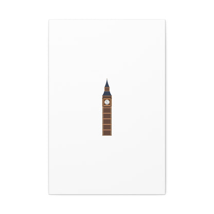 Big Ben Canvas Wall Art, Modern Home Decor, London Decor, Gift for Travel Lovers, Office Wall Art, Minimalist Art Print