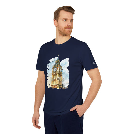 adidas Unisex Sport T-shirt - Time in Stone - London’s Great Clock Tower