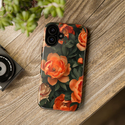 Stylish Floral Phone Case, Tough Cases, Floral Phone Cover, Gift for Her, Spring Accessories, Mother's Day, Phone Protection