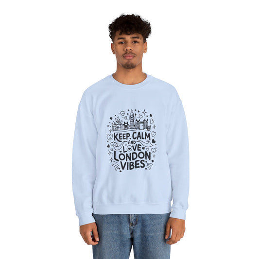 Unisex Heavy Blend™ Crewneck Sweatshirt Trendy - Love London Vibes