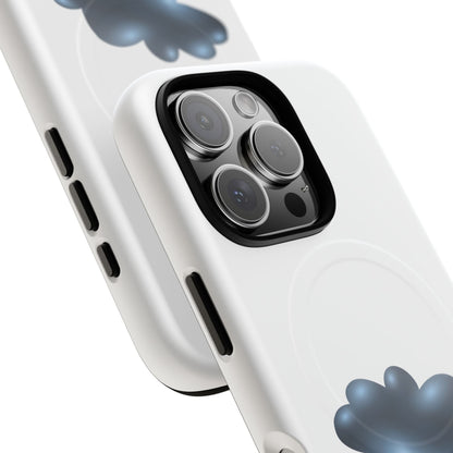 Stylish Magnetic Phone Case, Tough Protective Case, Cloud Design Phone Cover, Unique Gift for Tech Lovers, Trendy Mobile Accessories