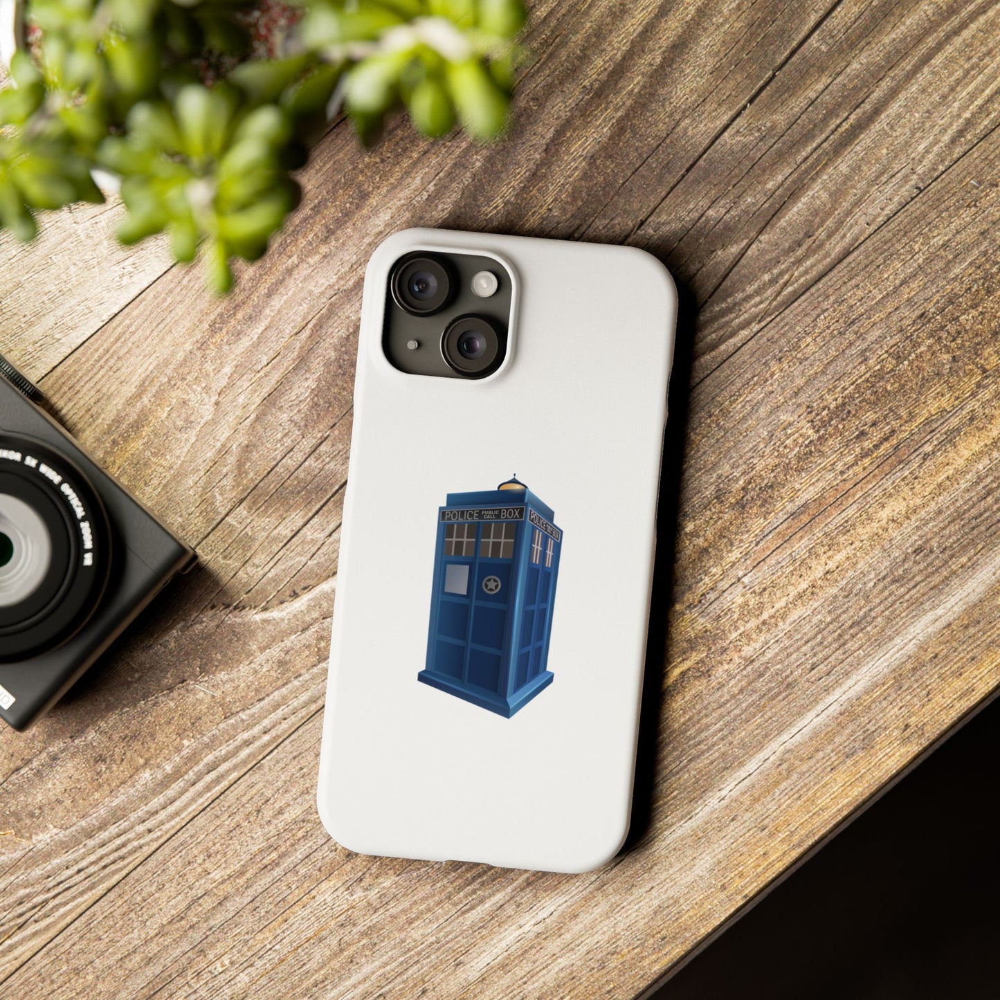 Doctor Who TARDIS Slim Phone Cases, Sci-Fi Phone Covers, Whovian Gifts, Geeky Accessories, Birthday Presents, Fun Tech Gear