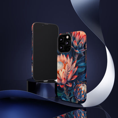 Floral Phone Case | Tough Cases, Floral Design, Phone Accessory, Gift for Her, Customizable Case, Nature Lover Gift